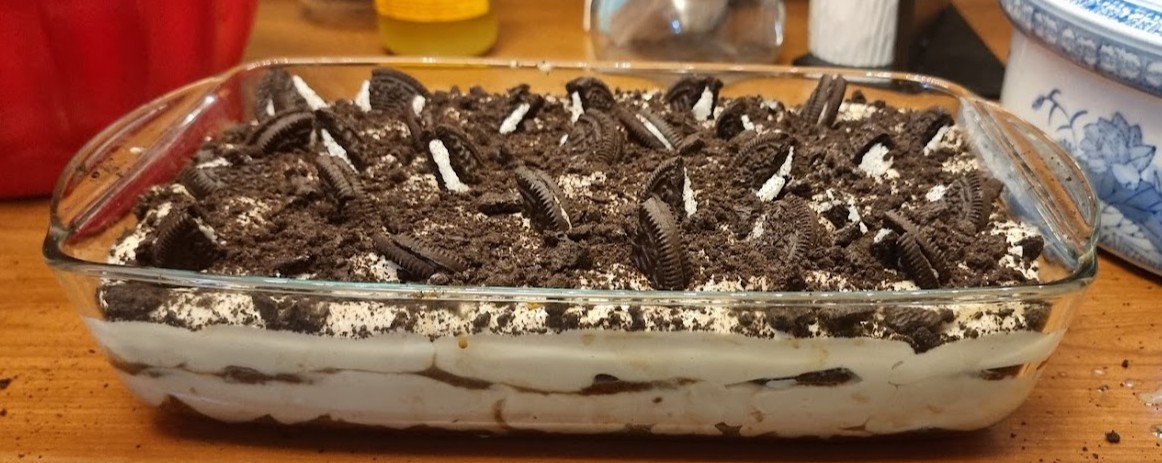 Tiramisu met Baileys en koek!